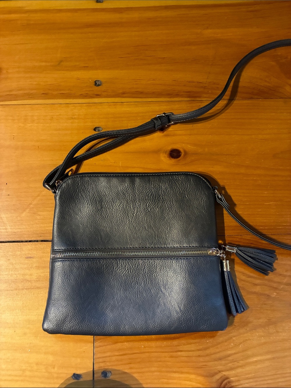 Crossbody Bag with Tassel Accent - Picture 6 of 10